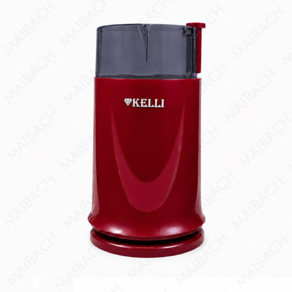 Электрическая кофемолка KELLI KL-5112 красная — вид спереди