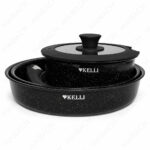 Посуда KELLI со съёмной ручкой в собранном виде